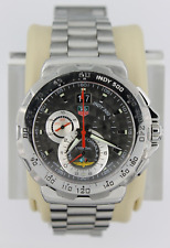 Tag Heuer CAH101A Formula 1 Indy 500 relógio masculino cinza prata cronógrafo corrida comprar usado  Enviando para Brazil