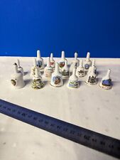 Lot Of 17 Bone China Mini Bells, used for sale  Shipping to South Africa