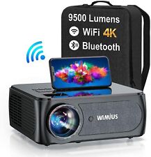 Usato, Proiettore Wireless 9500 Lumens Supporta 4K Borsa Portatile Bluetooth Video Wifi usato  Venezia