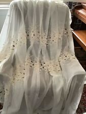 Sheer curtain panels for sale  Rye