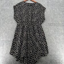 Madewell Womens Black Silk Stencil Blossom Mini Dress Size 8 segunda mano  Embacar hacia Argentina