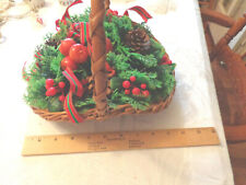 Vintage christmas basket for sale  Salisbury