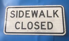 Vtg sidewalk closed for sale  Lead