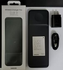 SAMSUNG  Wireless Charger Trio, Qi Compatible - Charge up to 3 Device, used for sale  Shipping to South Africa