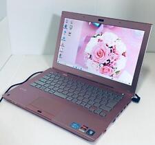 Computadora portátil Sony Vaio i3 2330M 4 GB 640 GB rosa Win10 DVD-RW WiFi segunda mano  Embacar hacia Argentina