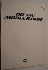 Volkswagen model range for sale  WIMBORNE