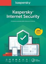 Kaspersky Internet Security 2022 1 PC / Dispositivo 1 ANNO incl. Antivirus IT usato  Milano