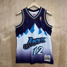 Camisa de basquete retrô MITCHELL & NESS NBA UTAH JAZZ JOHN STOCKTON GRANDE comprar usado  Enviando para Brazil