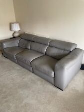 Natuzzi leather sofa for sale  ROTHERHAM