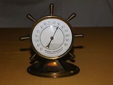 Used, VINTAGE 5"  UNIVERSAL ENGINEERING FRANKENMUTH MICH BRASS SHIP WHEEL GAUGE for sale  Shipping to South Africa