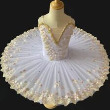 Fantasias de dança brancas profissionais vestido tutu de balé para crianças meninas adultos comprar usado  Enviando para Brazil