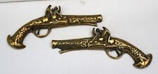 Pair vintage brass for sale  COALVILLE