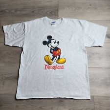 Camiseta Disneyland Resort Mickey Mouse Mangas Cortas Blanca Gris XL segunda mano  Embacar hacia Argentina