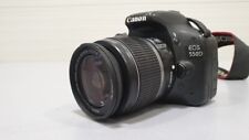 Canon EOS 550D SLR Camera DSLR Body 18MP Digital Camera W/ Lens Zoom 18-55mm comprar usado  Enviando para Brazil