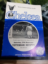 Chelsea tottenham 1971 for sale  RAYLEIGH