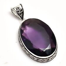 Amethyst Handmade Antique Design Pendant Jewelry Wedding Gift NP 071 for sale  Shipping to South Africa