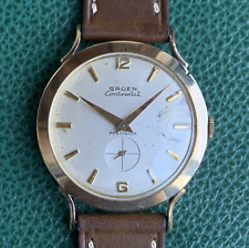 Vintage Gruen Continental Precision Relógio Social Elegante Folheado a Ouro 10K comprar usado  Enviando para Brazil