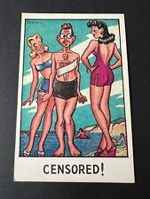 Censored comic postcard for sale  WIGAN