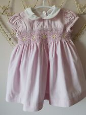 Used, Trotters Lapinou Pink Smocked Duck Dress age 0-3 months for sale  CHEDDAR