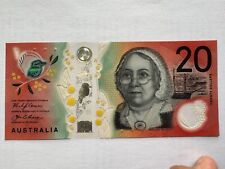  RARO billete de 20 dólares australiano 2019 con firma combo UNC primer billete de banco AB19, usado segunda mano  Embacar hacia Argentina