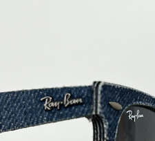 RAY BAN WAYFARER RB 2140 SPECIAL SERIES jeans blu DENIM FUORI PRODUZIONE RARI, używany na sprzedaż  Wysyłka do Poland