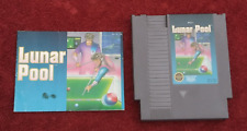 Lunar Pool With Manual For Nintendo NES for sale  Shipping to South Africa