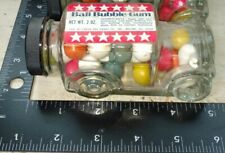Vintage, antique, glass candy container,1 car only,ball gum,fresh pak candy co., for sale  Shipping to Canada