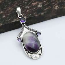 Amethyst Gem Hand Unique Pendant Jewelry Wedding Gift 3"" AP-13241, used for sale  Shipping to South Africa