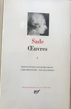 Pleiade sade oeuvres. d'occasion  Nice-