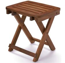 Shower Bench-Bamboo Folding Shower Stool Seat  Fully Assembled-Hold Up to 500lb for sale  Shipping to South Africa