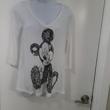 Camiseta Disney Couture de Lauren Moshi Mickey Mouse XS segunda mano  Embacar hacia Argentina
