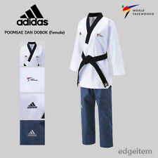 Usado, Adidas Poomsae WT Dan Uniforme (Feminino) Taekwondo Dobok TKD Tae Kwon Do comprar usado  Enviando para Brazil