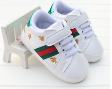 Bebê menino recém-nascido Criança Menina Carrinho Sapatos Tênis Branco pré Walker Tênis 0-12 comprar usado  Enviando para Brazil