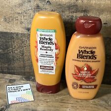 Xampu e condicionador Garnier Whole Blends Maple Remedy para cabelos danificados 12,5 oz comprar usado  Enviando para Brazil