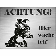 Greyhound windhund schild gebraucht kaufen  Deutschland