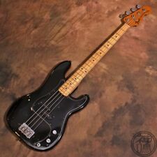 Used, Fender Precision Bass Black 1976 4.70kg Bass Guitar for sale  Shipping to South Africa
