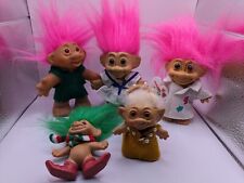 Lote de 5 muñecas troll vintage de la década de 1990 Russ/Dam 1986 segunda mano  Embacar hacia Argentina