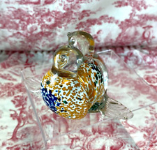 Glass colorful bird for sale  EASTBOURNE