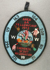 OA 1973 Area 6-A Fellowship North Carolina Tslagi 163 Patch [Q2199], used for sale  Shipping to South Africa