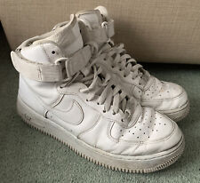 Used, Men's Nike Air Force AF1 82 Hi Top Trainers UK Size 7 White for sale  Shipping to South Africa