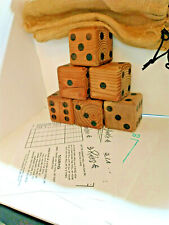 Wooden yard dice for sale  Windham