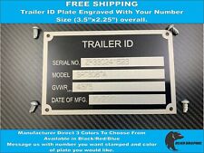 Trailer tag plate for sale  Springfield