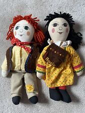 Rosie and Jim 15" Rag Dolls from Rosie and Jim 1992 Childrens TV for sale  Shipping to South Africa