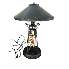 Johnnie Walker Black Buoy Tin Lamp with Figurine for sale  Shipping to South Africa