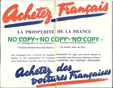 Brochure 1939 achetez d'occasion  France