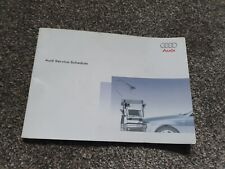 Audi service book for sale  RUGELEY