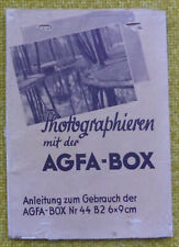 Bedienungsanleitung agfa box gebraucht kaufen  Buschdorf