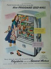 1947 FRIGIDAIRE Refrigerator By General Motors anúncio de arte vintage impresso, usado comprar usado  Enviando para Brazil