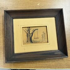 Vtg wood framed for sale  Topeka