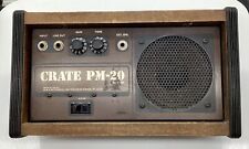 Usado, Raro combo de amplificador/monitor personal vintage Crate PM-20 década de 1980 - probado/funcionando segunda mano  Embacar hacia Mexico